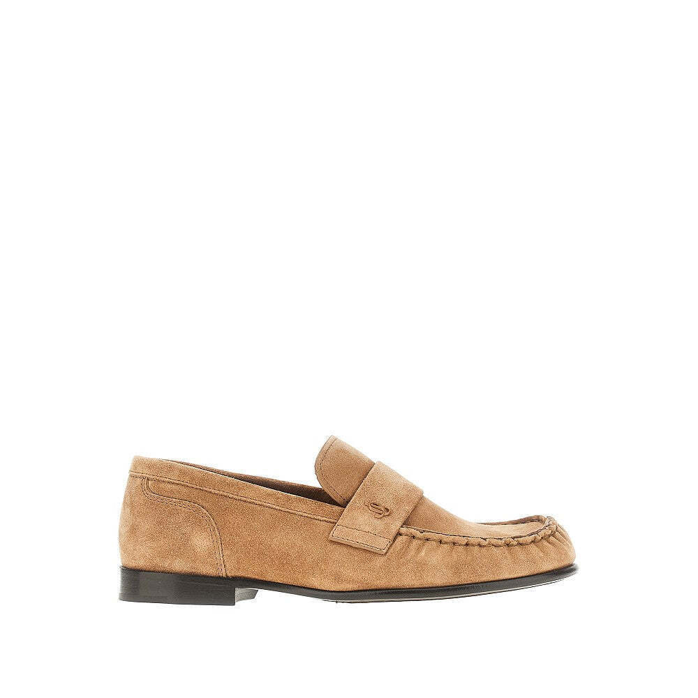 Jimmy Choo Ellis Suede Leather Loafers